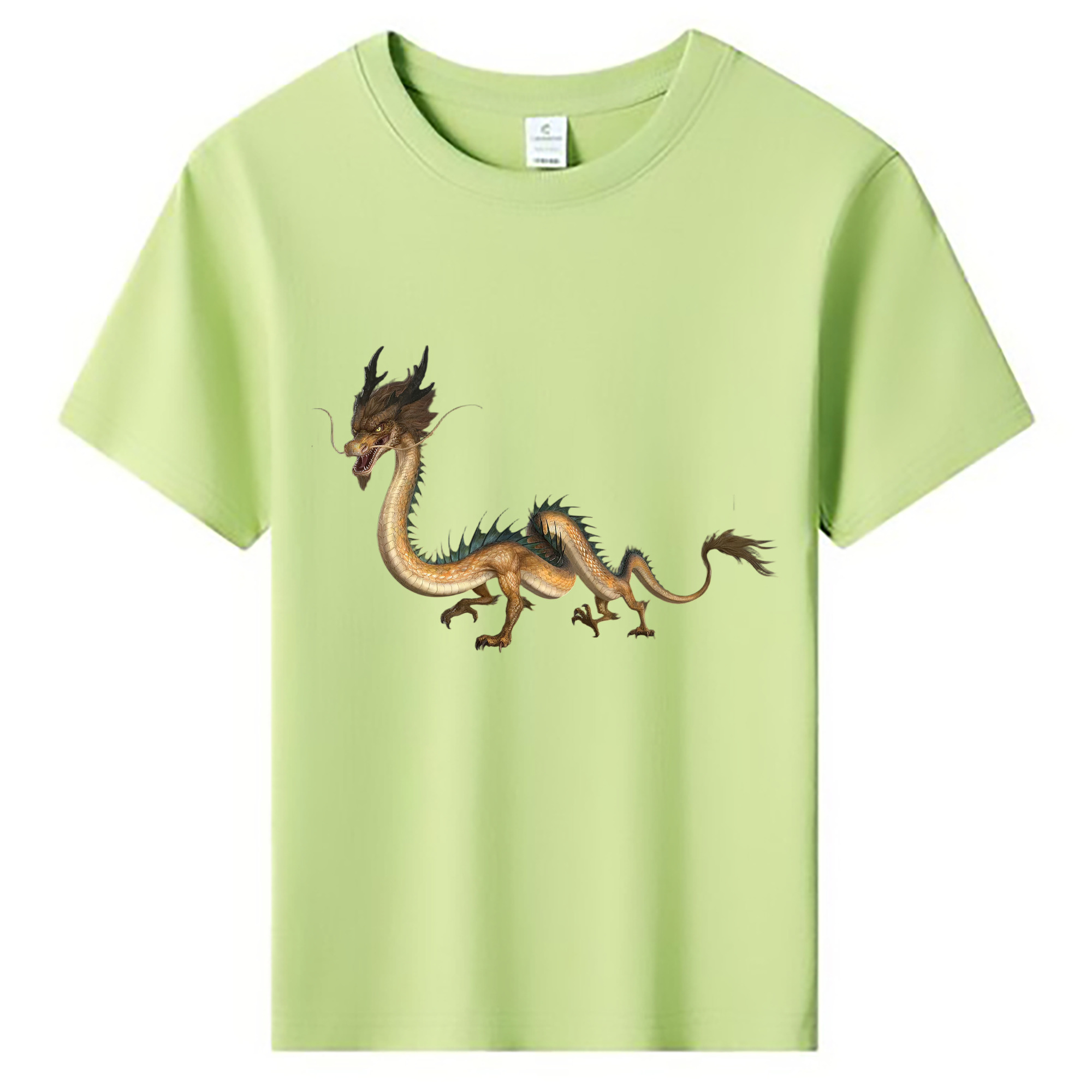 （画像用） Ne Zha 2 ナタ 魔童の大暴れ 綿100％キッズTシャツ（フロントプリント）